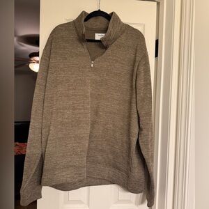 Old Navy Men's Tan Zip-Up Sweater XXL